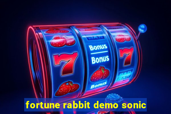 fortune rabbit demo sonic